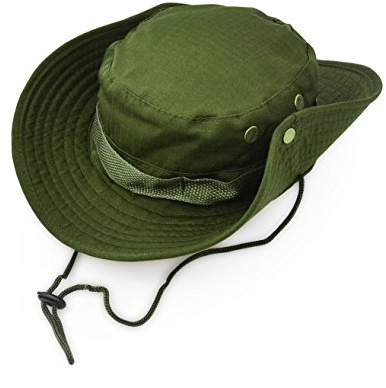 UltraKey Chapeau de Soleil à Large Bord Extérieur, Style d’armée de Combat Classique Jungle Chapeau de Soleil pour Pêche,Chasse,Camping 5