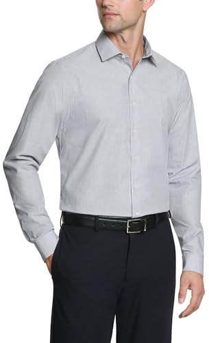 Kenneth Cole Dress Shirt Slim Fit Checks and Stripes (Patterned) Camisa de Vestir Hombre