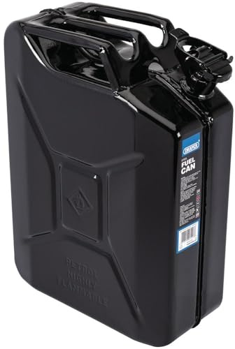 Draper 07257 20L Steel Fuel Can (Black)