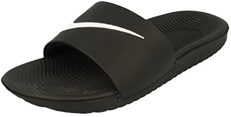 Nike Kawa Slide GS/PS 819352 Junior Slides (UK 4.5 US 5Y EU 37.5, Black White 001), 21 EU