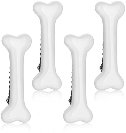 WLLHYF 4 Stück Knochen Haarspange Totenkopf Skelett Haarnadeln Seite Haarclip Cosplay Kostüm Dekorative Haarnadeln Clips Zubehör Barettes für Frauen Mädchen(4 Stück.)