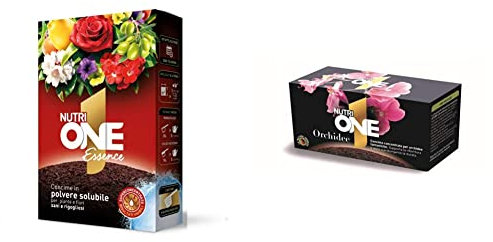 Nutri 1 One ESSENCE - CONCIME IDROSOLUBILE, Scuro & One Concime concentrato per Orchidee in Grado di farle fiorire e prolungarne la Durata, Scuro