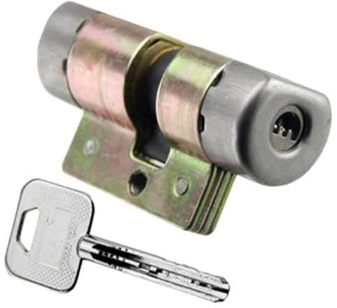 Zpengtai Bombin Cerradura Cerradura De Puerta Cerradura De Puerta Exterior Cilindro Cuerpo De Cerradura Universal Cerradura Antibumping(48mm)