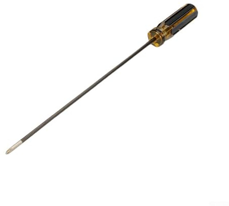 Juego de 2 destornilladores extralargos de 12 pulgadas con punta magnética para máquina de coser y reparación de automóviles, herramienta manual de acero al cromo vanadio ranurado y cruceta