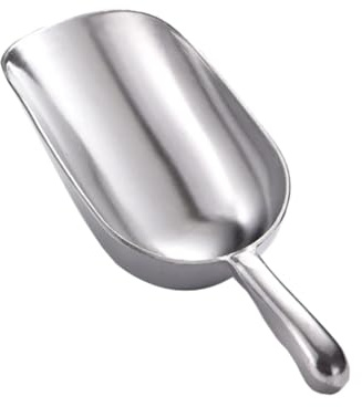 Paletta per il ghiaccio Palette for alimenti in acciaio inossidabile, cubetti di ghiaccio multiuso, paletta for popcorn, zucchero(Color 3)