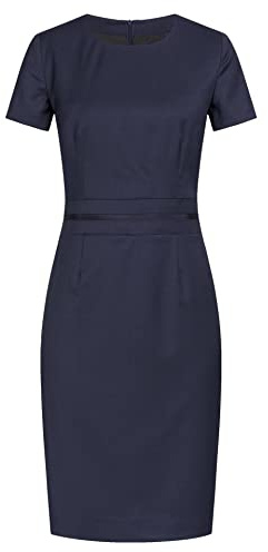 GREIFF Größe 36 Corporate Wear Damen Etuikleid Regular Modern Fit Dunkelblau Modell 1064