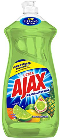 Ajax Liquid Dish Soap, Tropical Lime Twist - 28 Fluid Ounce