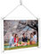 LAPONO Rahmenloser Bilderrahmen, A4 Acryl-Bilderrahmen Haelt 20x30cm Fotos Transparent Doppelseitiger Frei Stehend Fotorahmen Kann Ständer Oder Wandhalterung für Zuhause Büro Hochzeitsfotos Babyfotos