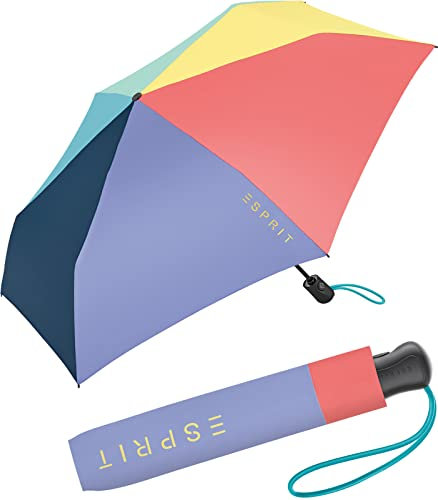 Esprit Taschenschirm Easymatic Slimline Auf-Zu Automatik FJ 2023 - Multicolor Combination