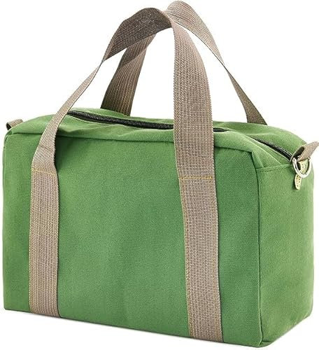 Sanrolax Werkzeugtasche - Wasserdichter Werkzeugkasten mit großem Fassungsvermögen aus Canvas - Tragbares Werkzeugtasche für Elektriker - GJB-01