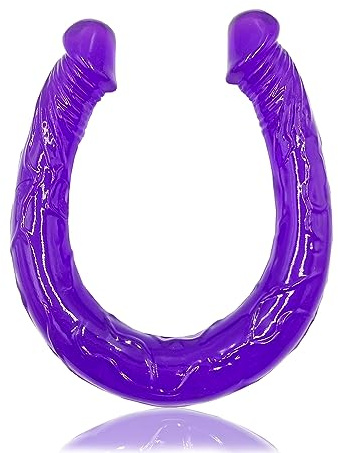 18.1 inch Super Long Double Ended Dildos Sex Toys Soft and Flexible Double Sided Dildos Penis Double Dong Realistic Dildo Anal Butt Plug for Women Men Couple Waterproof Double Dildo YLMXHFC