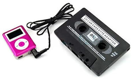 CASSETTE AUTO ADATTATORE JACK CUFFIE AUDIO 3.5mm MP3 CD DVD MP4 IPOD USB