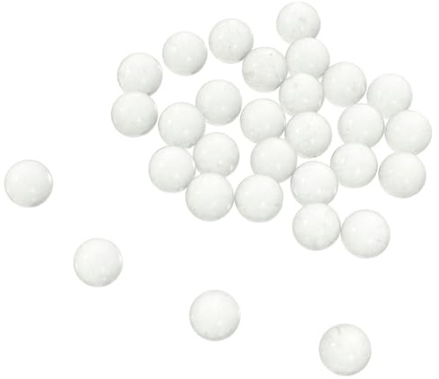 Didiseaon 180 Pièces Perles Verre Transparentes Boules Solides pour Décoration Vase et Aquarium Billes Lumineuses Résistantes et Sécurisées pour Artisanat Familial et Remplissage Ornements