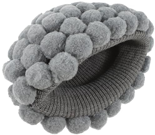 MOLUCKFU Chapeau Bébé Style Vieille Dame 1 Pièce Bonnet -Né Unisexe Gris Clair 46-50 CM Accessoire Photo Cosplay Halloween Chapeau de Soleil Fille et Garçon Essentiel pour Séance Photo