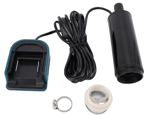 EMUKOEP Batteridriven Vattenpump 500GPH Vattenöverföringspump för Effektiv Pooldränering Bärbar och Kraftfull Lösning