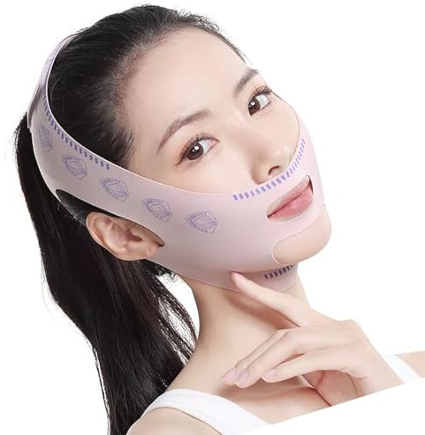 Breathable Double Strap Enhances Contouring and Reduces Forehead Creases During Sleep Contouring Strap