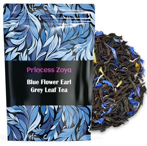 Earl Grey Large Leaf Tea, Premium Black Tea with Italian Bergamot Oil