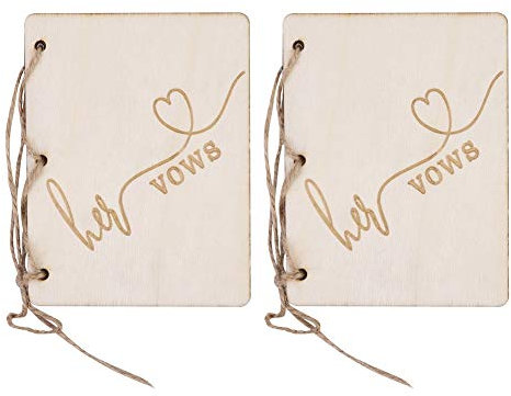 Ymiko Libro degli Ospiti di Nozze, Libro degli Ospiti Pensione, Libro dei Voti di Matrimonio Ricordi, 2 Pezzi Libretti dei Voti della Festa di Cerimonia Nuziale Libro dei Giuramenti(B)