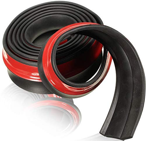 Frontspoiler Lippe Original Universal Auto Spoilerlippe Splitter 2.5M Schutz Zum Kleben Körper Rock Protector für Pkw Truck SUV