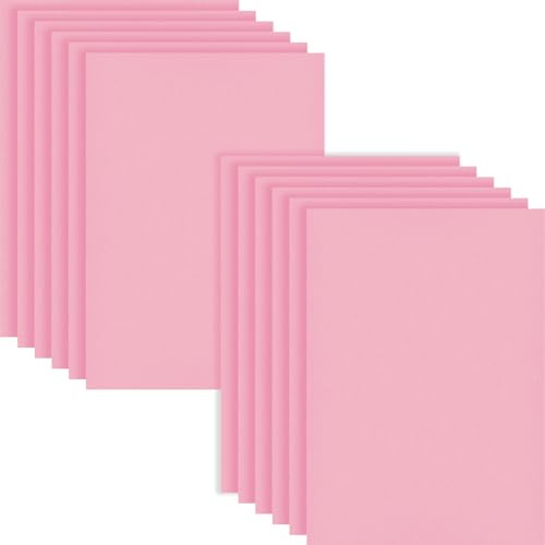 HXJDAM 12 stycken styv filt 2 mm tjock hantverksfilt 20 x 30 cm rosa | Filttygsskivor, lätta att skära, fransar inte av, filtmatta för gör-det-själv-projekt, sömnad, lapptäcke och hantverk
