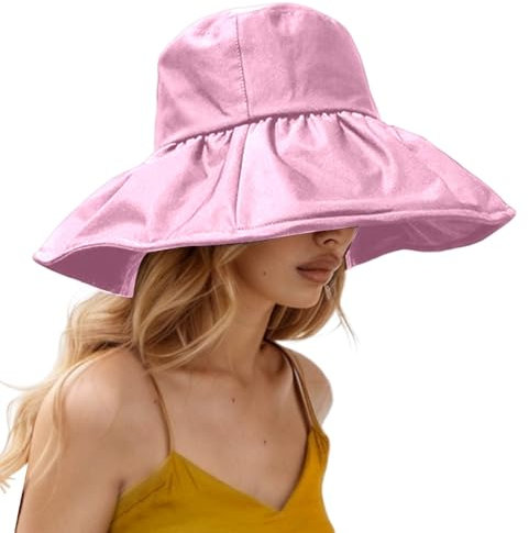 Generisch Regenhut Wasserdicht Outdoor Sonnenhüte für und Stil Vielseitige Sommeraccessoires für Outdoor-Abenteuer und den Alltag Sonnenhut Samen Winterhart (Red, One Size)