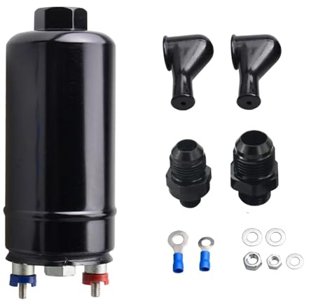 High Flow EFI 380LPH Inline Externe 044 Typ Kraftstoffpumpe E85 Ethanol Kompatibel AN10 Einlass AN8 Outlet Benzinpumpe Benzinhahn