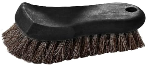 Cepillo De Cuero De Crin De Caballo, Cepillo De Limpieza De Cerdas Largas para El Interior del Coche | De Mantenimiento De Asientos De Zapatillas De Cuero Y Pelo De Caballo con Kit De Limpieza