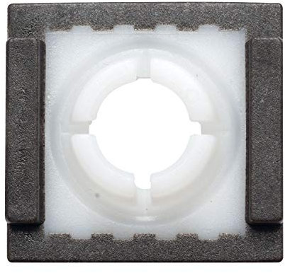 Gedotec Ersatz-Gleiter zur Reparatur Gleitstein für Gleit-Schiene Möbel-Gleiter für Türschließer - GEZE | zum Einstecken für Normalgleitschiene | 1 Stück - Ersatzgleiter Für Spezielle Schiene - Winkel