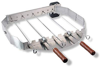 MOESTA-BBQ 19328 Turnado Elektrischer Spießdreher für Smokin' PizzaRing für Kugelgrills mit Ø 57cm-60cm mit 230V Motor