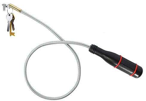 JOYOLA Magnetheber, Tragbares Biegbares Magnetgreifer,Magnetheber Flexibel,Stabmagnet Stark,Magnet Rückholwerkzeug zum Aufnehmen von kleinen Teilen, Muttern, Schrauben, Metallgegenstände, Autoteilen