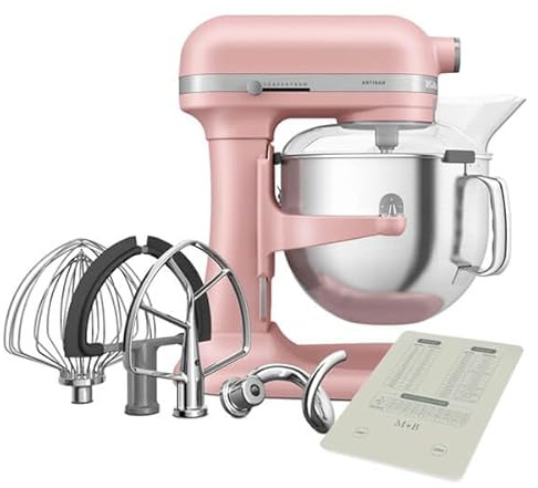 KitchenAid 6.6L Bowl Lift Artisan Mixer Dried Rose (5KSM70SHXBDR)