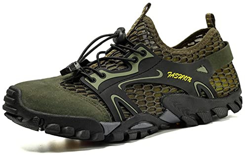 Hearda Scarpe Sport Acquatici da Uomo e Donna, Scarpe da Acqua Antiscivolo Estive Scarpe da Spiaggia Traspiranti con Drenaggio per Spiaggia Swim