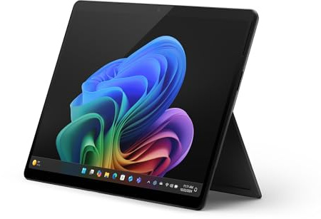 Microsoft Surface Pro (alimentatore non incluso) | Copilot+ PC | 13” OLED Touchscreen | Snapdragon® X Elite | 16GB RAM | 512GB SSD | Ultimo modello 11esima edizione | Nero