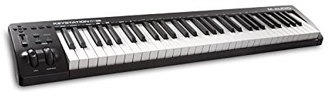 M-Audio Keystation 61 MK3 - Tastiera MIDI Controller USB a 61 tasti, Controlli Assegnabili, plug-and-play (Mac/PC) + Pacchetto Software
