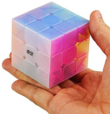 Gobus Warrior W 3x3x3 YongShi W Magic cube puzzle cube (Jelly Colour Stickerless)