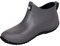 SMajong Stivali in Gomma Uomo Donna Impermeabili Scarpe da Giardinaggio Antiscivolo Scarpe da Pioggia Scarpe Gomma Stivali Caviglia Caldi Grigio Nero Taglia 39 EU