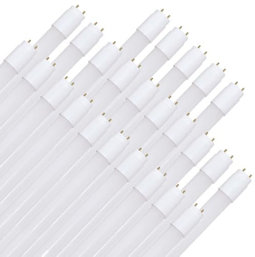 NCC-Licht 25 x LED Leuchtmittel T8 Röhre 60cm 9W G13 840 Neutralweiß 4000K inklusive Starter