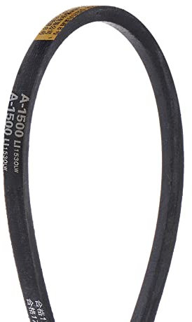 sourcing map A-1500 V-Belts Drive Belt 1500mm Inner 13mm Width 8mm Thickness Girth Rubber for Power Transmission