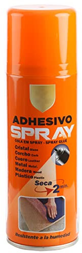 Spray Adhesivo Pegamento en Spray Multiusos Permanente al Secarse Resistente a la Humedad - 1 x 200ml