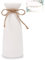 YUTUY Jarrón de Cerámica,23 CM Jarrónes Blanco Mate de Ceramica Decorativos para Flores,Florero Blanco para Hierba de Las Pampas,Jarrón de Moderno,para Dormitorio,Cocina,Sala de Estar
