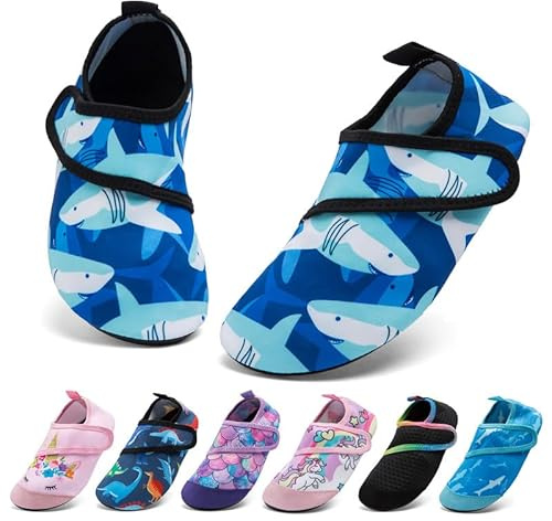 TETSUO Water Shoes for Kids Girls Boys Toddler Beach Shoes
