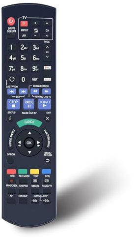 Replacement Remote Control for Panasonic DMR-BWT850EB DMR-HWT250EB DMR-PWT550EB DMR-PWT655EB DMR-HWT150EB HDD DVD Blu-Ray Recorder