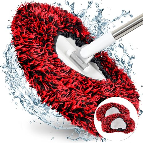 iophi 2er-Set Premium Brush Cover - Mikrofaser Autoschwamm - Besonders schonender Auto Waschbürstenüberzug mit maximaler Saugkraft - für alle Bürsten Brushcover SB Waschanlage