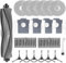 Heykewi Kit di accessori di ricambio per Dreame L10s Ultra Gen 2 / L10s Pro Ultra Heat/Mova E30 Ultra / X30 Ultra / L40 Ultra AE aspirapolvere robot (20 accessori)