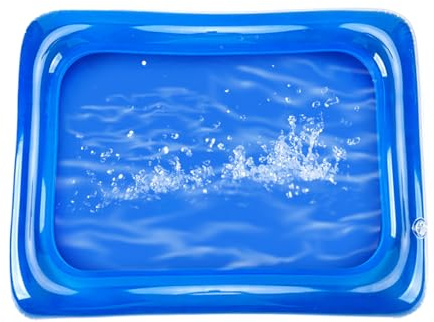 Inflatable Foot Bath - Portable Feet Wash Tub for Outdoor and Travel Comfort | Compact Tray for Adults, Teens, Pool Entry , Summer Supply, Bathroom Care and Cleaning