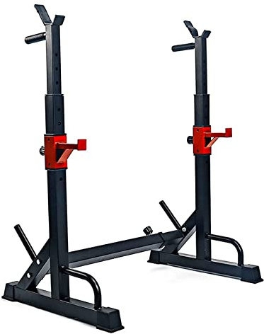 ZJFHEYUO Soporte para Sentadillas, Ajustable, para Gimnasio en casa, Oficina, Levantamiento de Pesas, Fitness, Capacidad de 260 kg