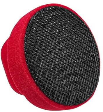 Fkewp Synthetic Clay Bar Ball, Hand Disc Clay Bar Sponge for Car Waxing & Polishing, Reusable Detailing Clay Pad Paint Surface Cleaning Tool for SUV Truck Sedan, Car Accessories (Red)