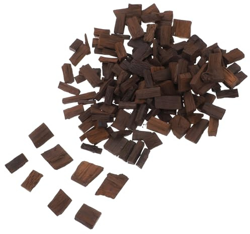 LABRIMP Virutas de Roble Mejorar Sabor y Aroma Madera Marrón en 1 Pack y Elaboración Casera de Vino para Vino Tinto