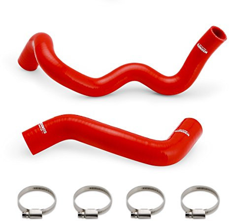 Mishimoto MMHOSE-RS-16RD Silicone Radiator Hoses, Compatible With 2016+ Ford Focus RS Red