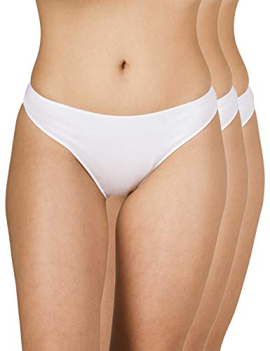 A.A UNDERWEAR – Mutande da Donna a Vita Bassa Slip in Morbido Cotone e Modal, Pacco da 3